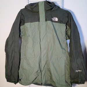 The North Face;Jacket; Dark Gray and Gark Green